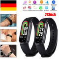 2X M8 Smart Watch Bluetooth Fitness Tracker Sport Uhr Puls Blutdruck Armband DE