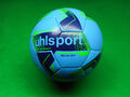 Uhlsport Fußball LITE SOFT 350 eisblau/marine/fluo grün Gr. 5