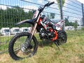 125ccm Dirtbike Cross Bike Pocketbike KXD 609 4 Takt 4 Gang E-Starter 17/14" Rot