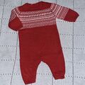 NEXT ❤️ Baby Jungen ❤️ Strick Overall * Strampler ❤️ Rot * Norweger ❤️ Gr. 62 68