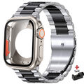 Edelstahl Armband Mit Hülle für Apple Watch Ultra Series 9 8 7 6 SE 5 4 44/45mm