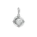 Anhänger Weltkugel Thomas Sabo Damen Vintage 925er Sterling Silber Zirkonia GUT