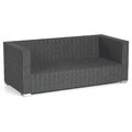 Sonnenpartner 2-Sitzer Lounge-Sofa Residence Aluminium mit Polyrattan graphit-sc