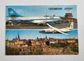 Flughafen / Luxembourg Airport Flugzeug Postkarte