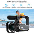  HDV-AE8 4K  Digital Video   DV Recorder 30MP 16X Q0D4