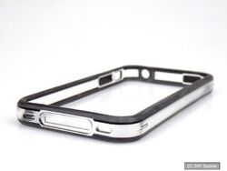 Galeli Apple iPhone 4 4s Schutz Rahmen Bumper Schwarz Transparent G-IPPU-01, NEU
