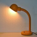 70er Jahre Schreibtischlampe Nachtischlampe Tischlampe Schwanenhalslampe - gelb
