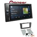 Pioneer Autoradio Bluetooth Touchscreen für Skoda Octavia II 2004-2013 schwarz