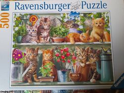 Ravensburger Puzzle 500 Teile Katzen Softclick Technology