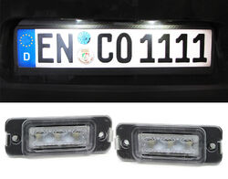 LED Kennzeichenbeleuchtung weiß 6000K für Mercedes ML W164 08-11 GL X164 R W251