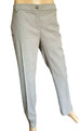Damen Hose Gr. 44 von She Buntfalten Grau Anzughose Stoffhose