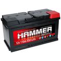 Autobatterie 12 Volt 110 Ah Hammer Wartungsfrei sofort Einsatzbereit NEU