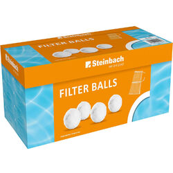 Steinbach Filter Balls Pool Bälle Filterbälle 700g für Sandfilter mit Netz⭐ ✔️extrem feine Filterung ✔️sehr leicht ✔️langlebig ⭐