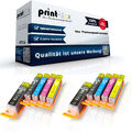 10x Kompatible Tintenpatronen für Canon PGI-570/CLI-571 Kit XL-Drucker Pro Serie