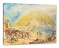 William Turner - HEIDELBERG WITH A RAINBOW, Leinwandbild, Kunst