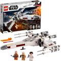 LEGO 75301 STAR WARS Luke Skywalkers X-Wing Fighter 4 Minifiguren f. Sammler Neu