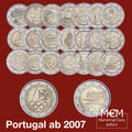 ### 2 EURO GEDENKMÜNZEN PORTUGAL  2007 - 2023 SOFORT LIEFERBAR ###