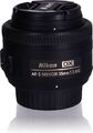 Nikon AF-S DX NIKKOR 35 mm F1.8 G 52 mm Filtergewinde (Nikon F Anschluss) schwar