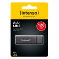 Intenso USB Stick Alu Line 2.0 USB Flash Drive 4GB 8GB 16GB 32GB 64GB 128GB Grau