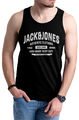 Jack & Jones Herren Tank Top Print Motiv Muskelshirts Regular Fit Neue Modelle