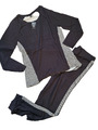 Vivance Schlafanzug Pyjama Damen Set 2 teilig schwarz weiß (125) NEU 