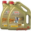 10L = 2x 5L CASTROL EDGE 5W-40 M FLUID TITANIUM PORSCHE C40 BMW LL-04 VW 51100