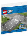 Lego City 60236 - Straßenplatten Gerade und T-Kreuzung - Neu & OVP