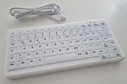 Desinfizierbare Tastatur Cherry Active Key AK-C4110 weiß