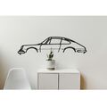 Wandbild wie PORSCHE  911 Oldtimer  Wanddeko Auto Silhouette Car Wall Art