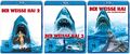 Der weisse Hai 2+3+4 - Die Abrechnung (Jaws) # 3-BLU-RAY-SET-NEU