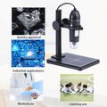 Mini 1600X USB Digital 8 LED Mikroskoplupe Tablett Endoskop HD Mikroskopkamera