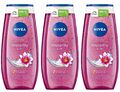 ✅ Nivea Waterlily & Oil Duschgel Pflegedusche Pflegeöl Shower Gel 3x 250ml ✅