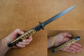 riesiges XXL Taschen-Messer 33cm Stiletto-Form legal besitzen einseitig geschl.