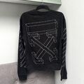 OFF WHITE 3D diagonales Sweatshirt/Hoodie/Pullover Medium