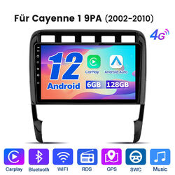 6G+128G 8CORE Android 12 Für Porsche Cayenne 9PA 2002-2010 Autoradio GPS RDS Nav