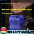 Hand Crank Power Charger Outdoor Travel Emergency USB Charging for Mobile Phone 