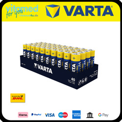 Varta Industrial Pro AA 4006 40 Stück I 1  x 40Stk I LR06 MN1500 Mignon 1,5V✅ Made in Germany ✅ Schneller Versand ✅ Top-Qualität ✅