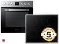 Samsung F-NB69R2300RS Set Einbau-Herd + Glaskeramik-Kochfeld Herd-Set Backofen