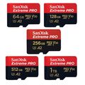 SanDisk Extreme Pro micro SD XC 64GB 128GB 256GB 400GB 512GB 1TB C10 170MB/s A2