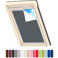 Dachfenster Innenrollo Schatten Verdunkelung Sonnenschutz 96% UV-Schutz Grau DE