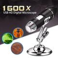 1600X USB Digital 8LED Mikroskop Lupe Fach Endoskop Video HD Microscope Kamera