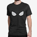 Bio Herren T-Shirt Spiderman Augen Spider Man Eyes Spinnenmann Marvel face