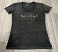 Shirt, Hard Rock Café Berlin, Nieten, grau meliert, Gr.S