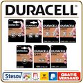 Duracell CR1220 CR2025 CR2032 LR44 CR2450 CR2430 Knopfzellen Batterien Blister