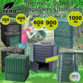 Garten Komposter Bio Schnell Thermo Kompost behälter versch. Größen 300L - 1000L