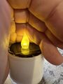 PChero flammenlose wiederaufladbare Kerzen 6er Set blinkende LED schnell kostenlos UK P&P