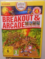 PC Spiel Software CD-ROM Breakout Arcade 4 deutsche Vollversionen Action #T140