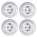 4x LED Steckdosenleuchte 3 Farben Nachtlicht Nachtlampe Steckdose Lampe Licht