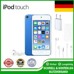 Apple iPod Touch 6G 6. Generation Blue Blau 16GB 32GB 64GB 128GB HÄNDLERGARANTIE
