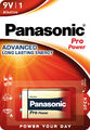1x Panasonic Batterie Alkaline, E-Block, LR61, 9V E-Block Pro Power MHD 07-2024